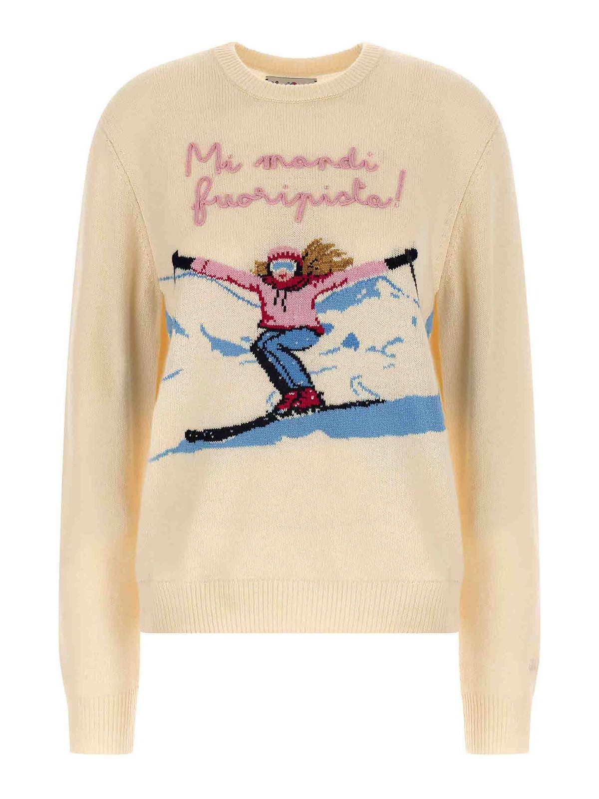 Mc2 Saint Barth New Queen Sweater In Neutral