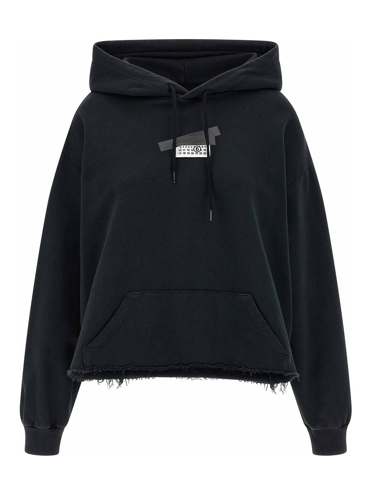 Mm6 Maison Margiela Hoodie In Black