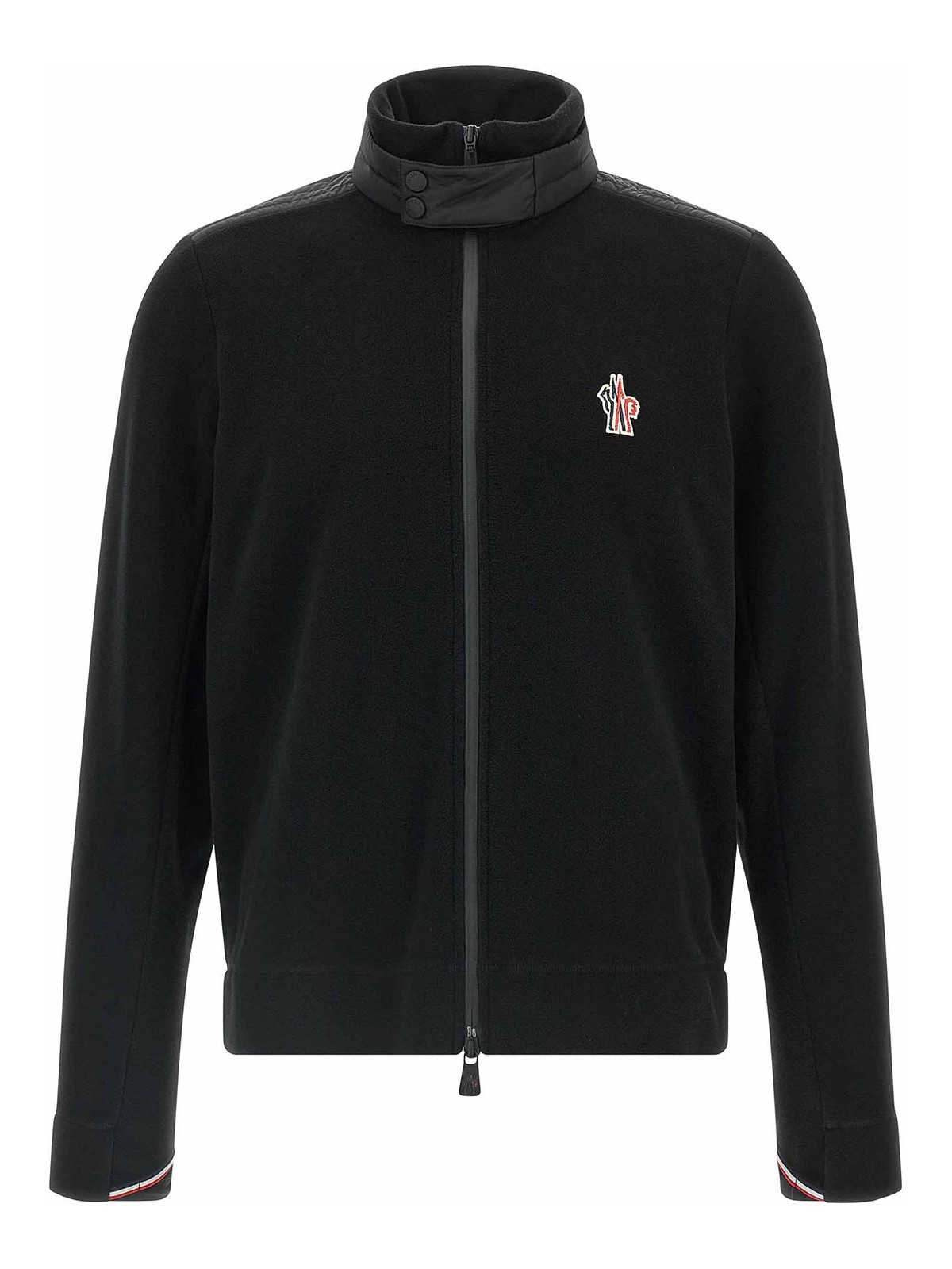 Moncler Rainwear Insert Sweatshirt In Black