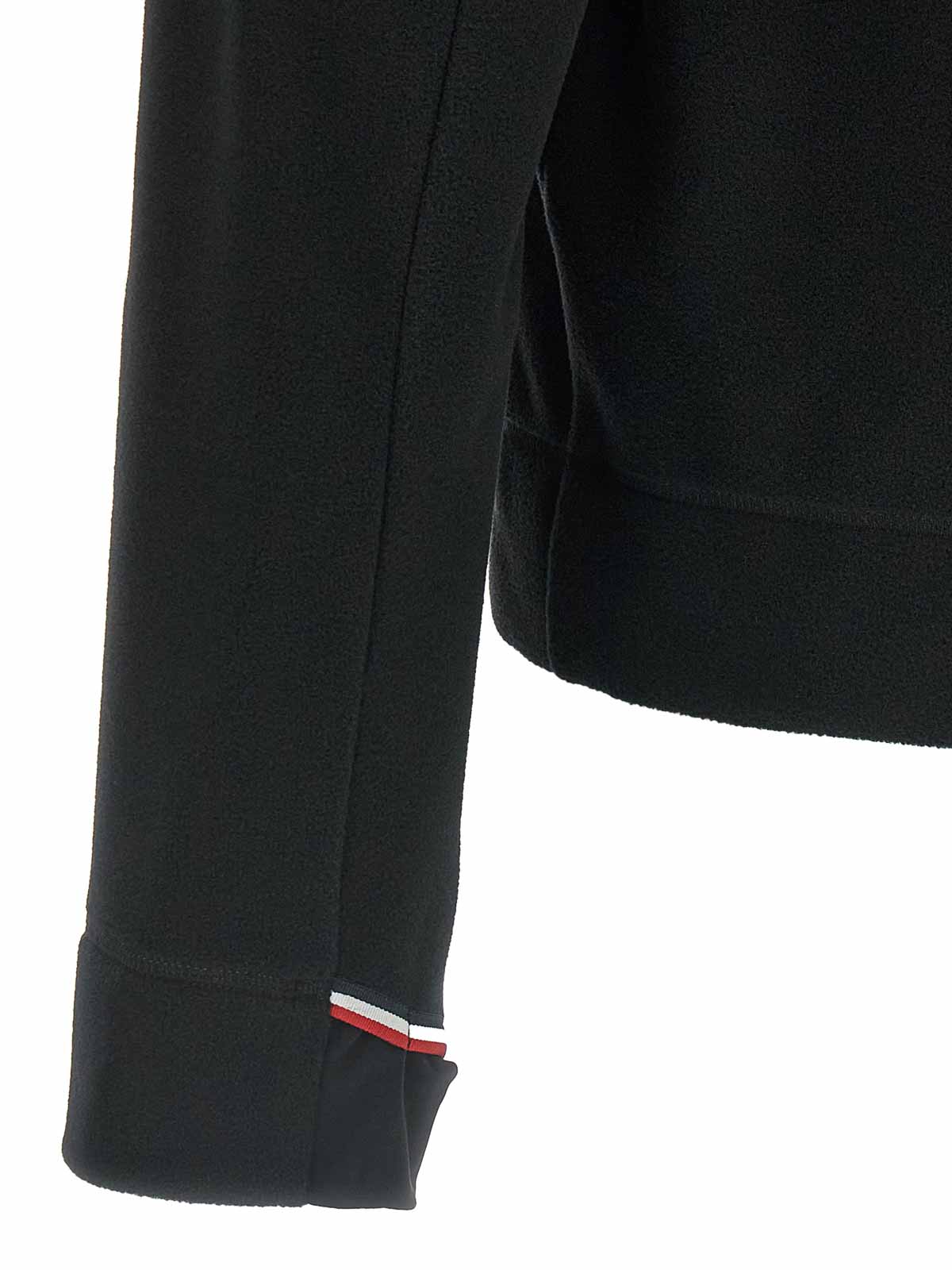 Moncler Rainwear Insert Sweatshirt In Black