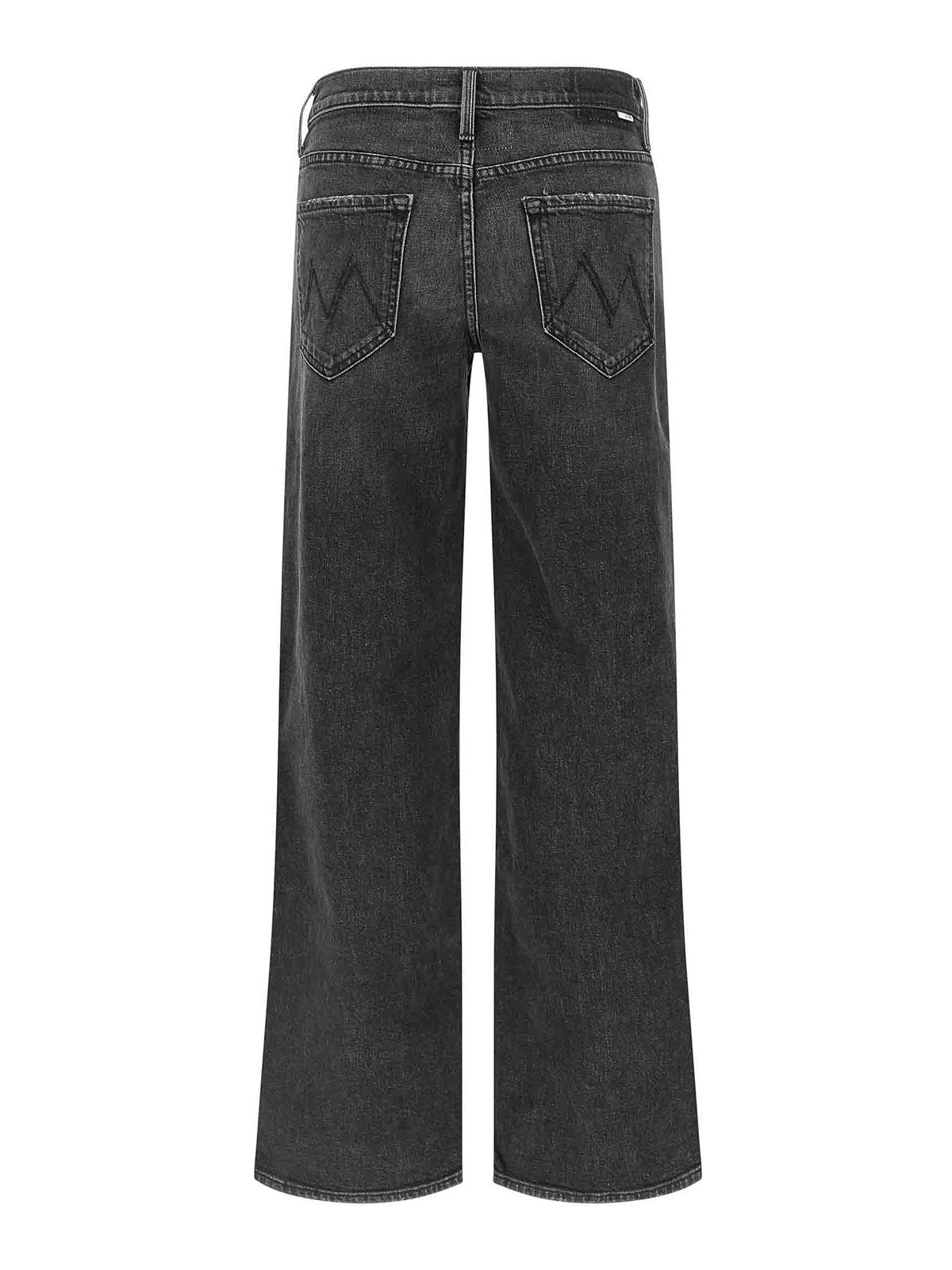 Mother The Smoothie Sneak Jeans In Black