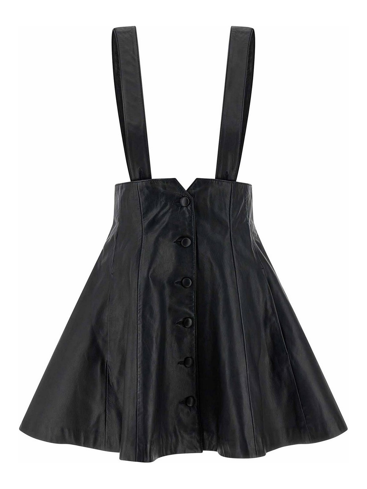 Rotate Birger Christensen Suspender Skirt In Black