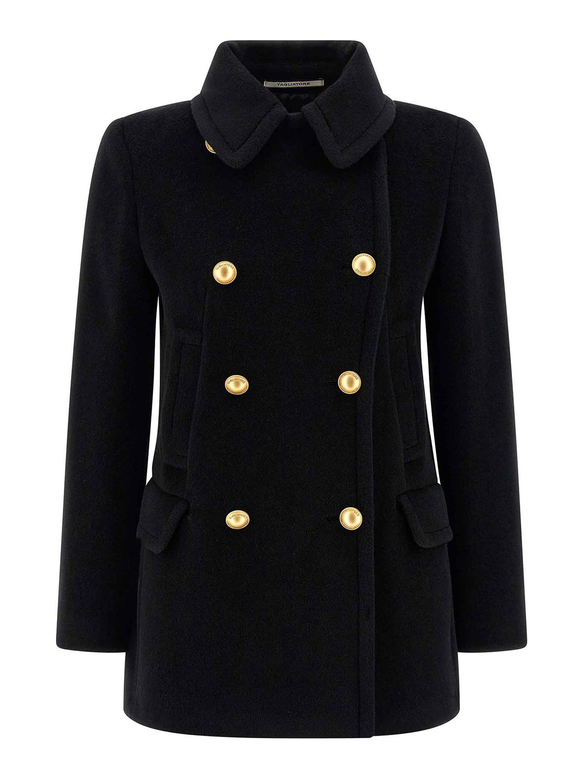Tagliatore Blanche Coat In Black