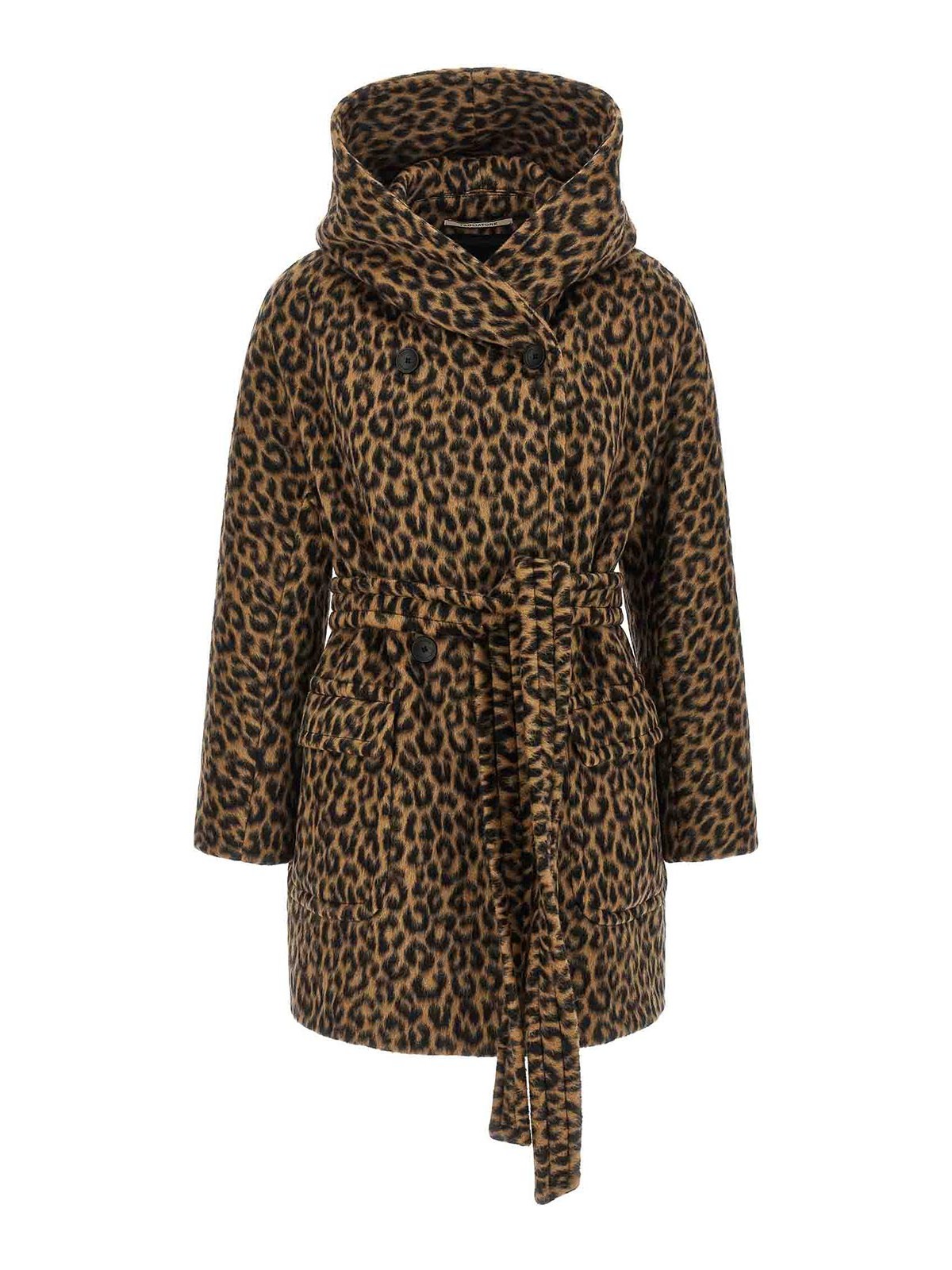 Tagliatore Jilly Coat In Animal Print