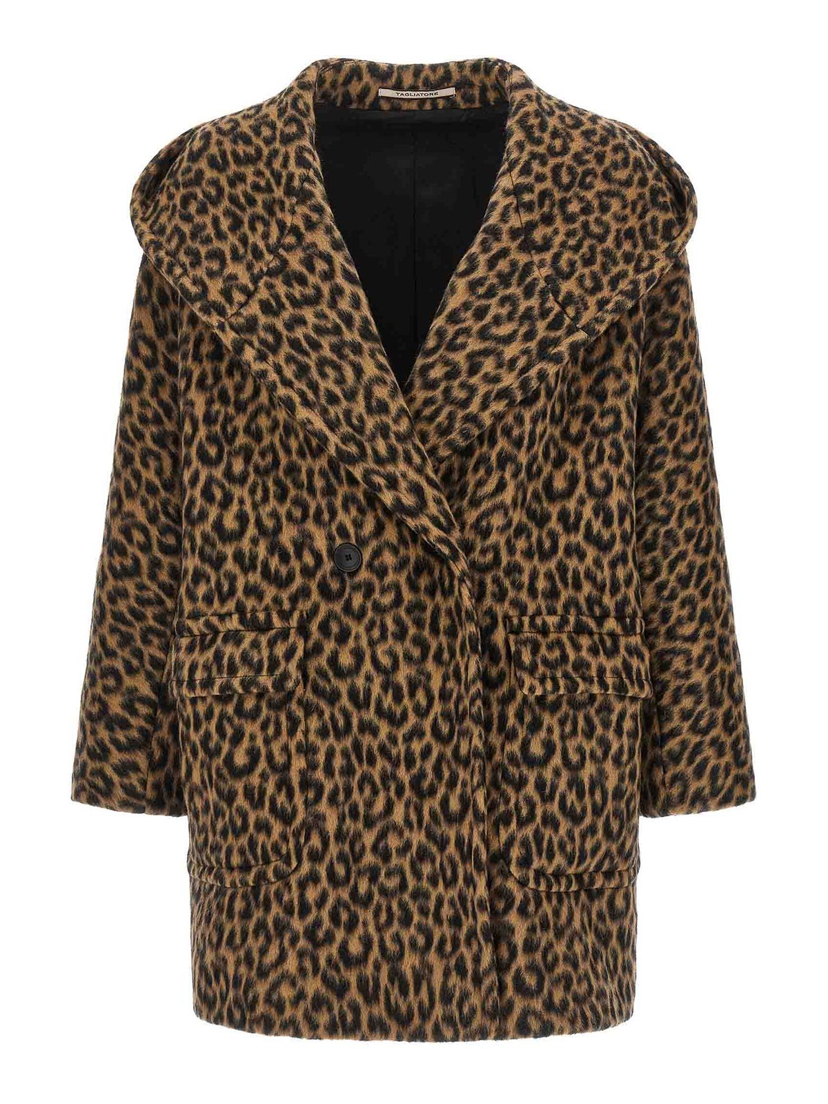 Tagliatore Jilly Coat In Animal Print