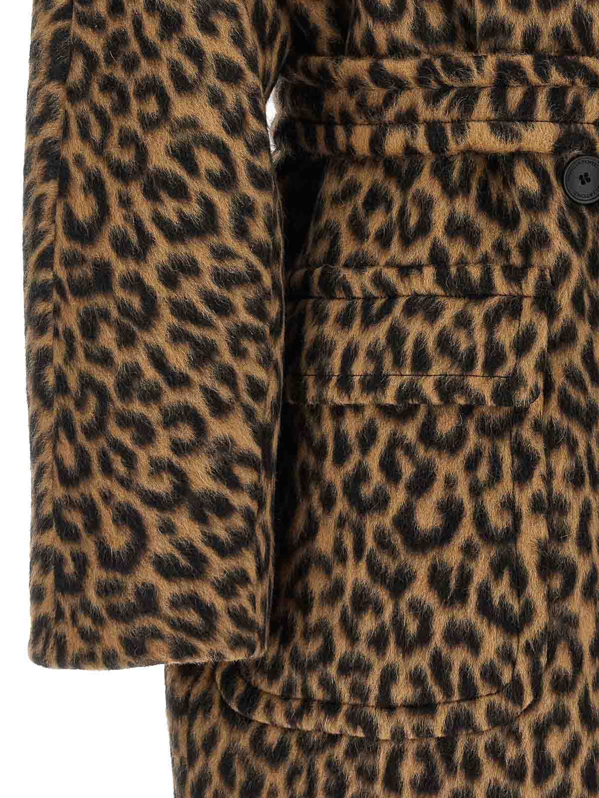 Tagliatore Jilly Coat In Animal Print