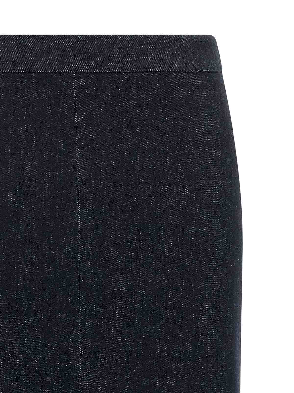 Tom Ford Denim Skirt In Black