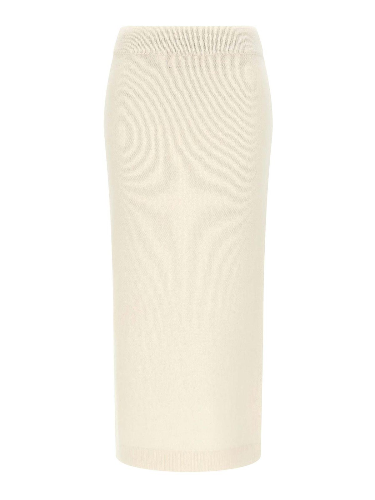 Twinset Ribbed Knit Skirt In Multi