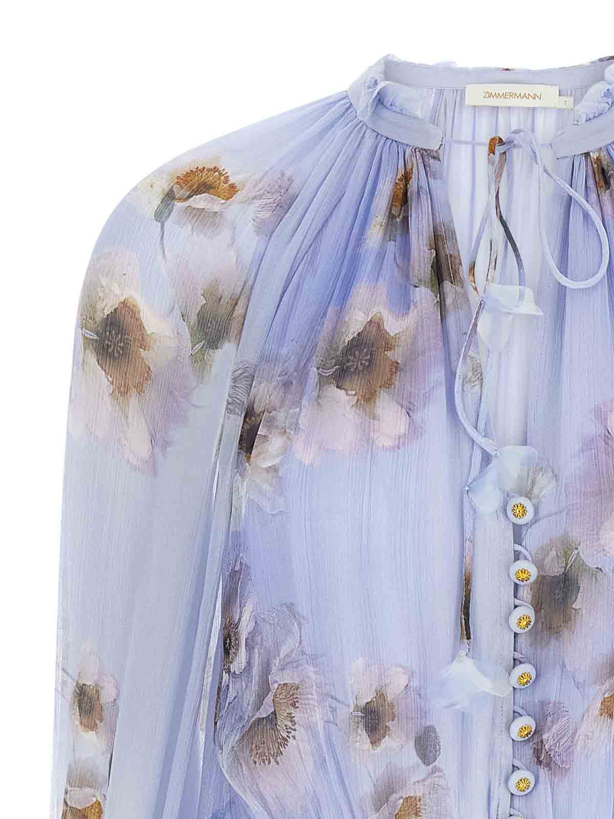 Zimmermann Hypnotic Jumpsuit In Purple