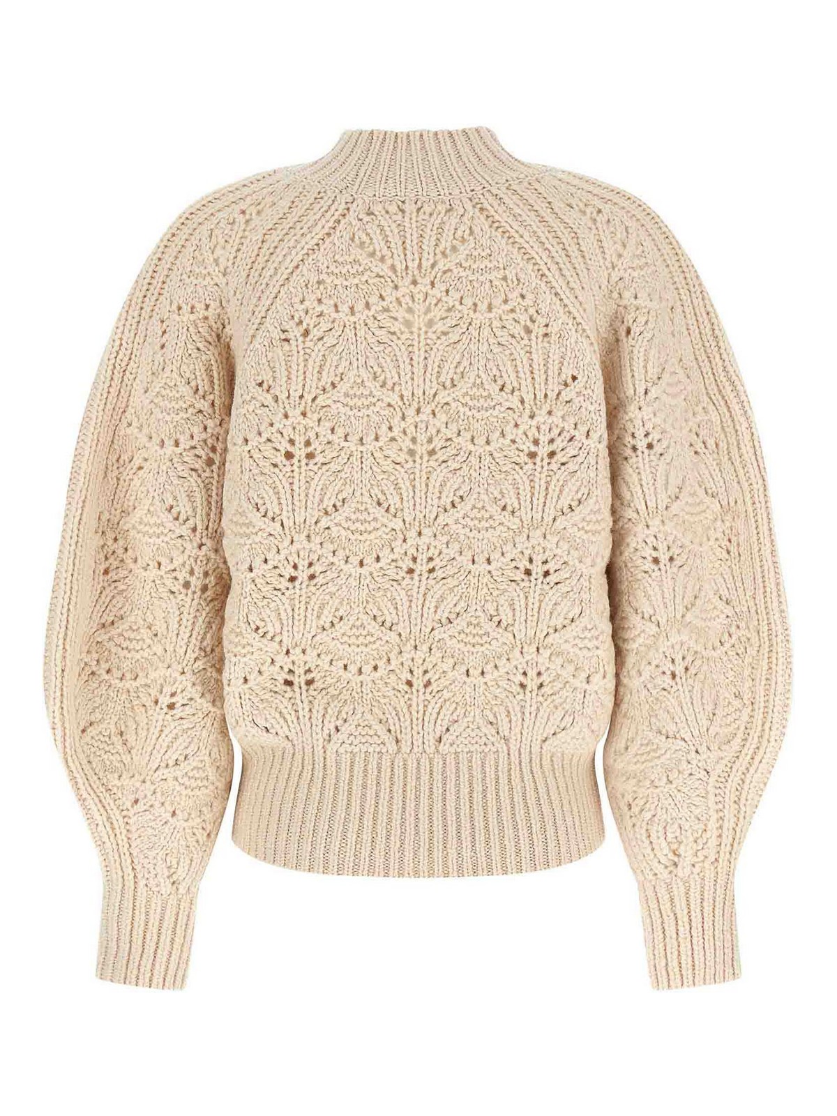 Zimmermann Hypnotic Cable Knit Sweaters And Cardigans Beige In Neutral