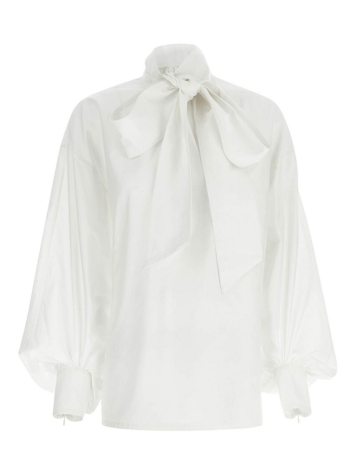 Zimmermann Hypnotic Pussybow Blouse In White