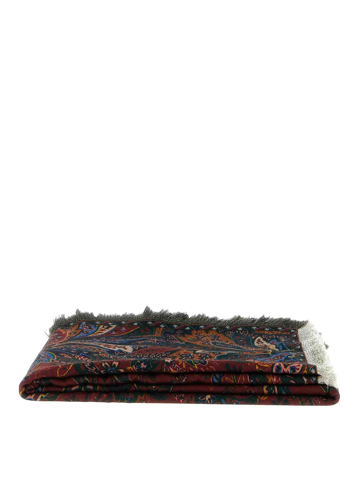 Etro Wool Plaid In Multi