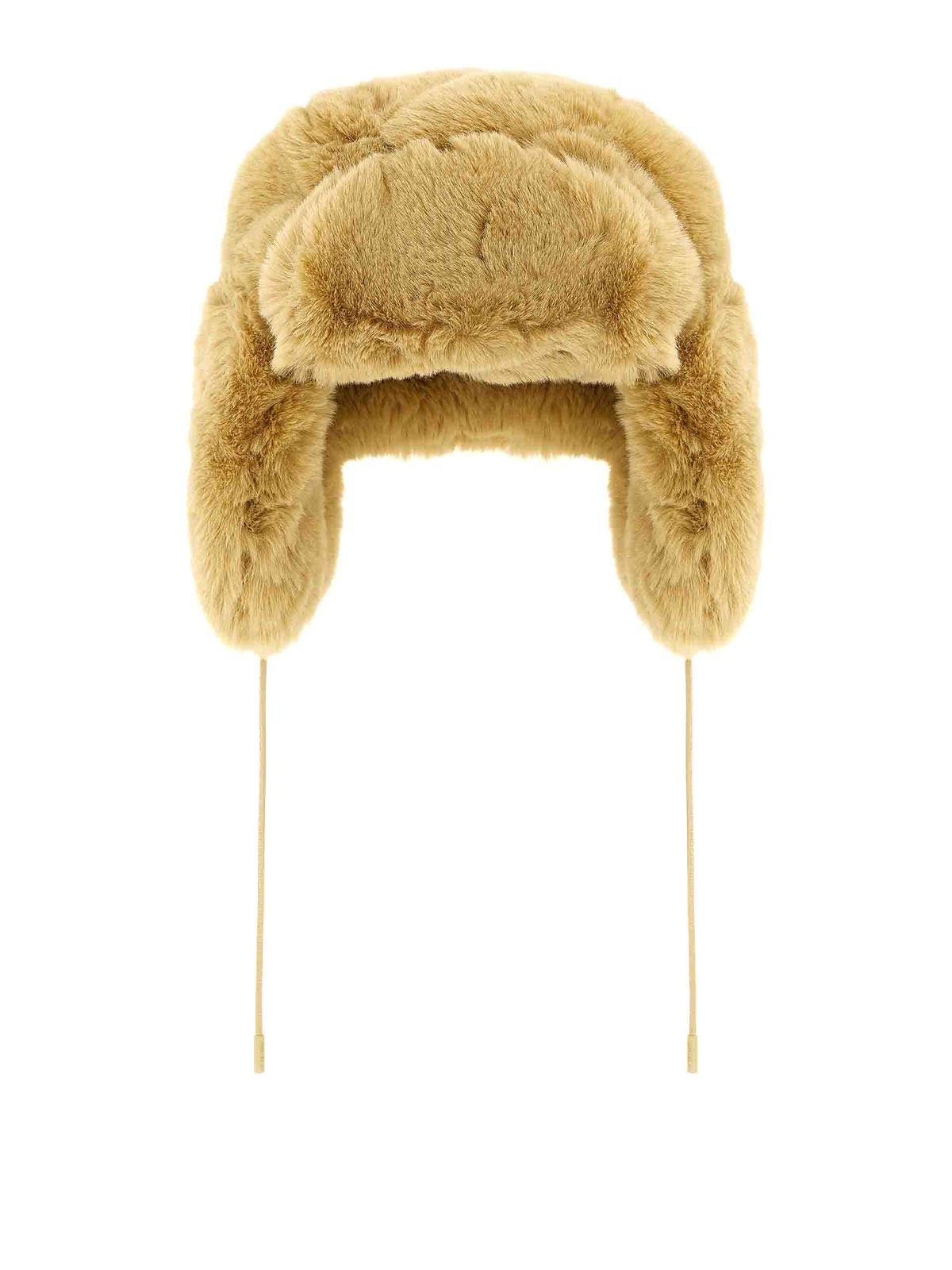 Goldbergh Cher Fluffy Aviator Hat In Sand