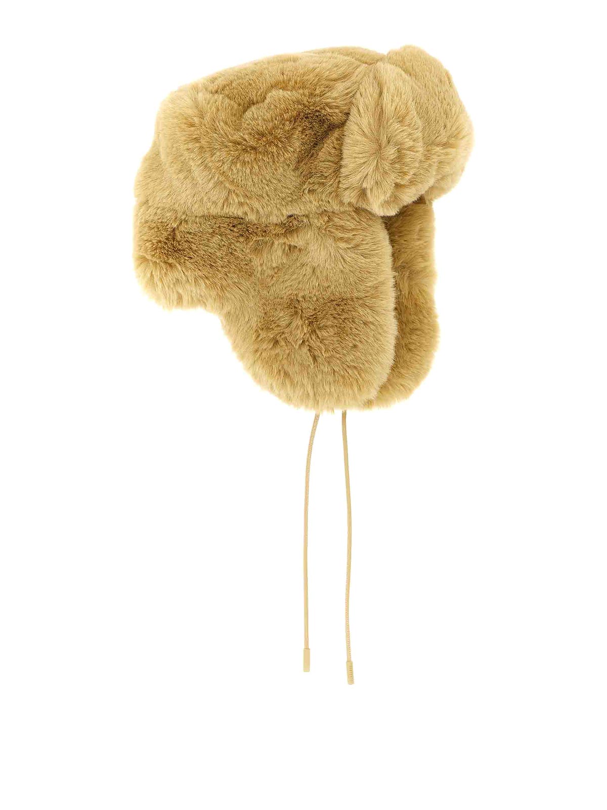 Goldbergh Cher Fluffy Aviator Hat In Sand