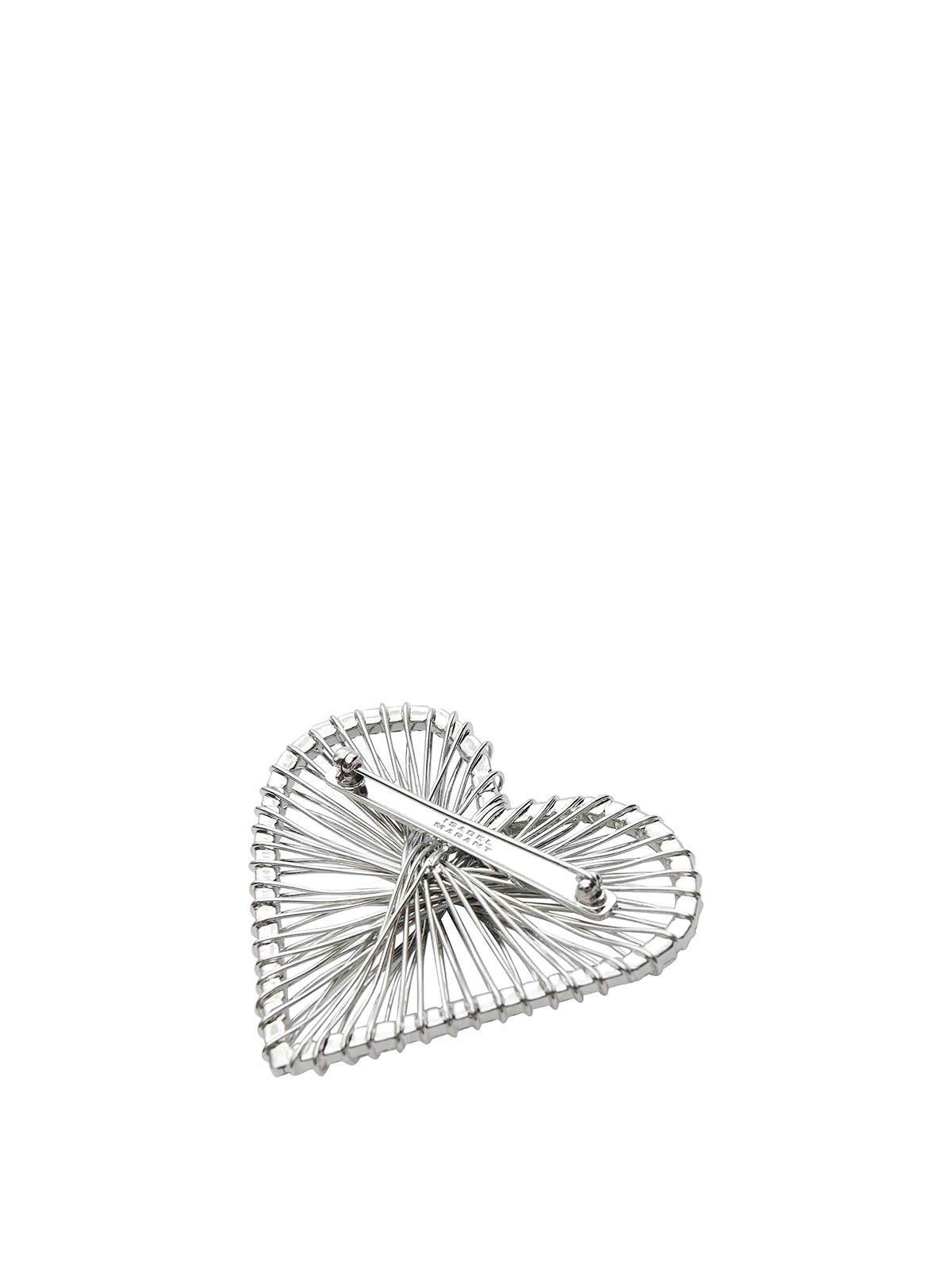 Isabel Marant Eden Brooch In Silver
