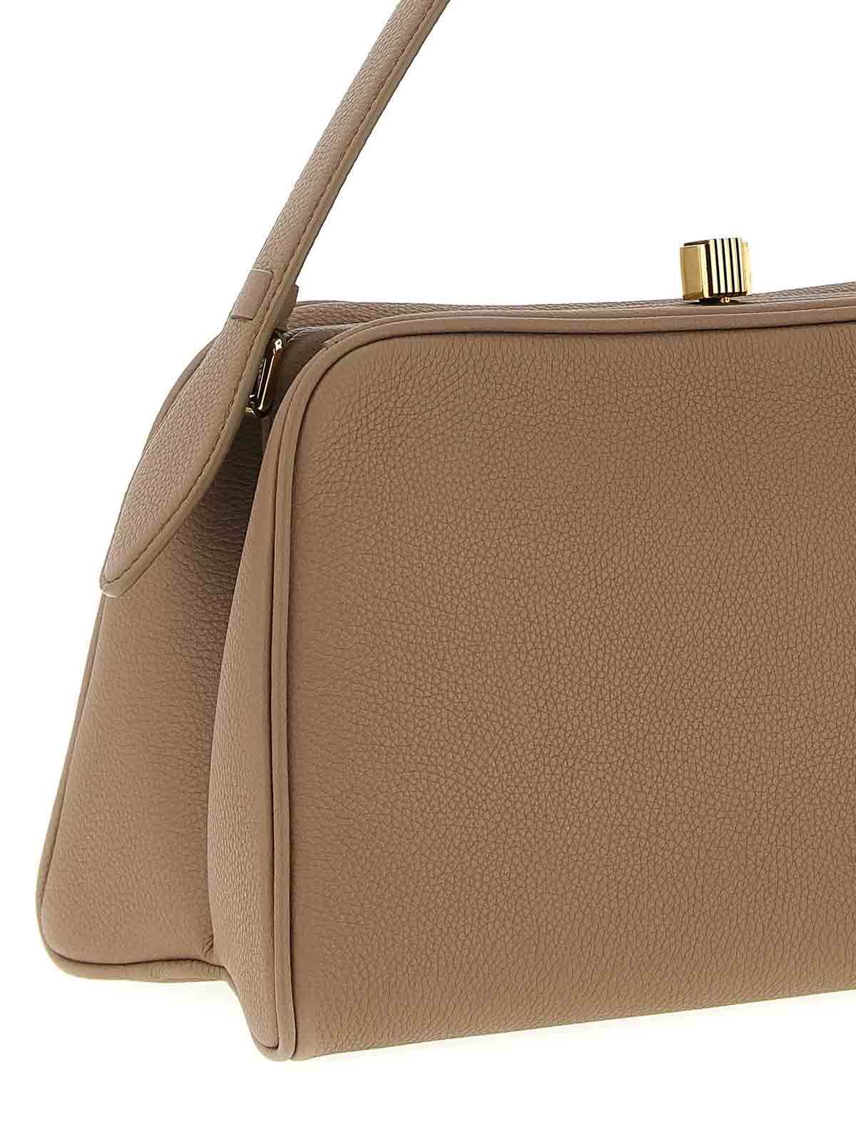 Khaite Cate Handbag In Sand