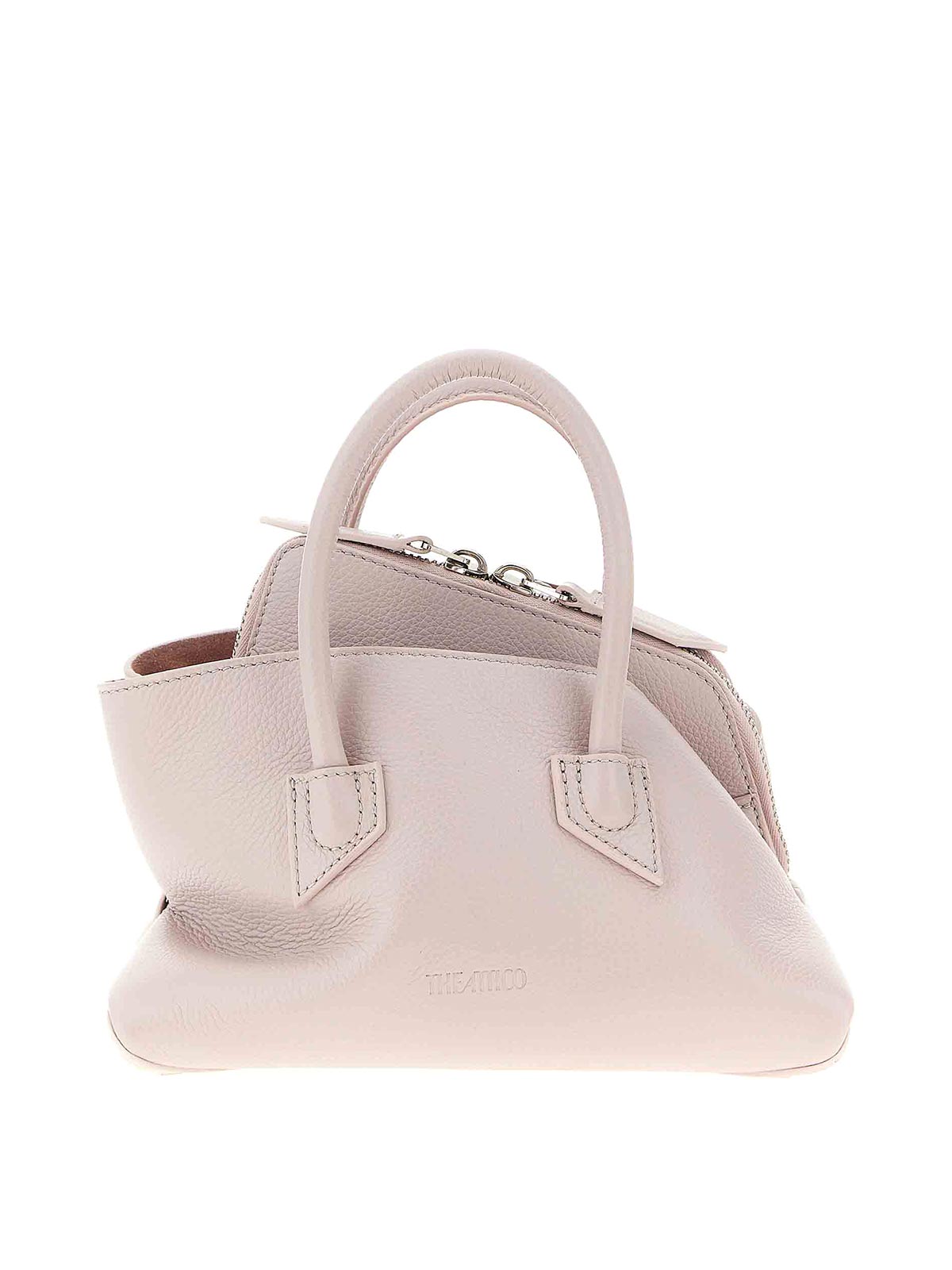 Attico The Walk Mini Handbag In Nude