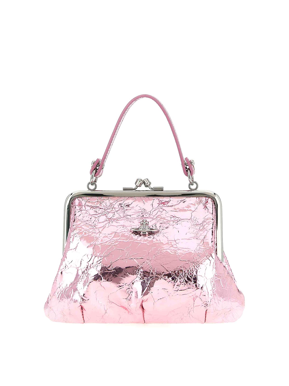 Vivienne Westwood Granny Frame Purse Handbag In Nude