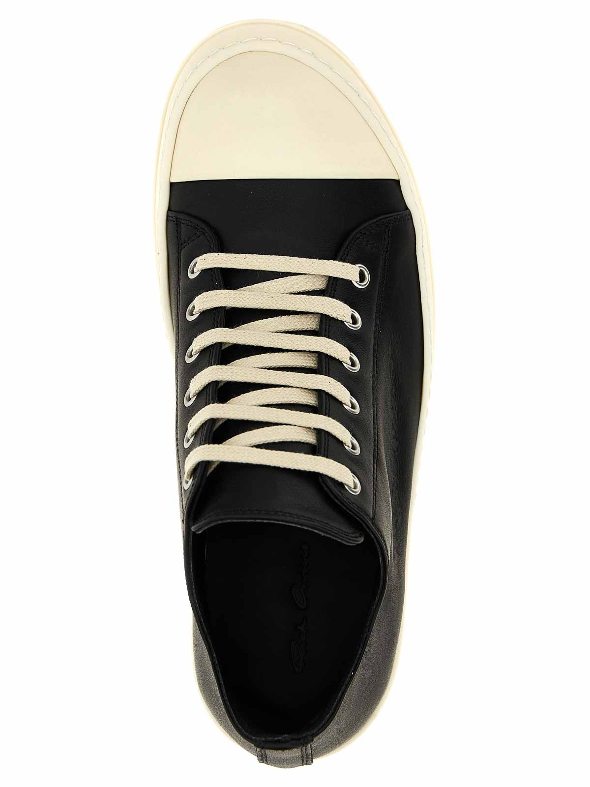 Rick Owens Low Sneaks Sneakers In White