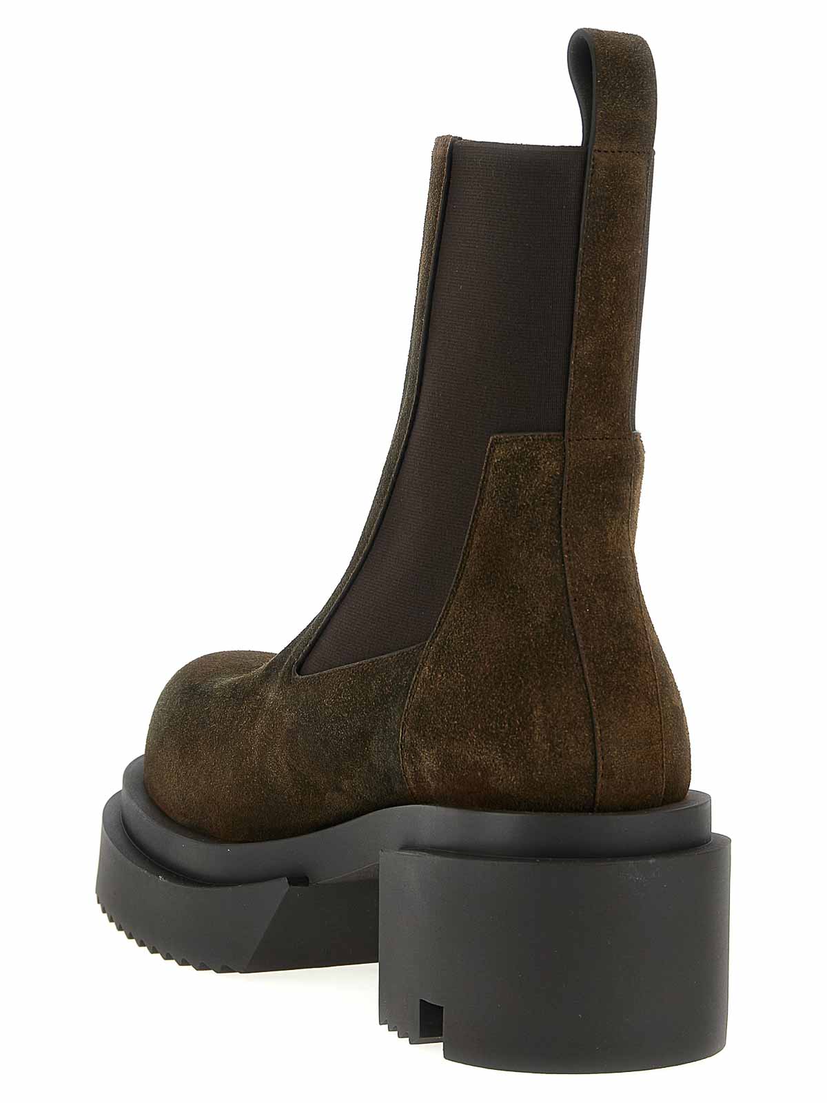 Rick Owens Beatle Bogun Ankle Boots In Black