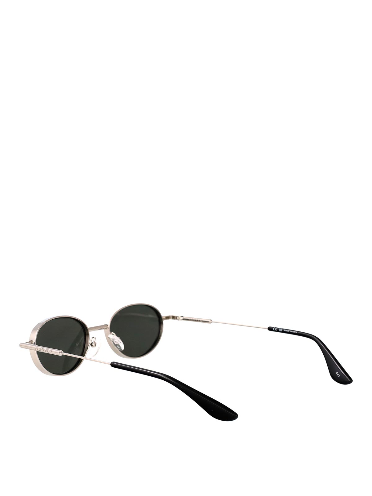 Alexander Mcqueen Silver-silver-grey Metal Sunglasses In Silver