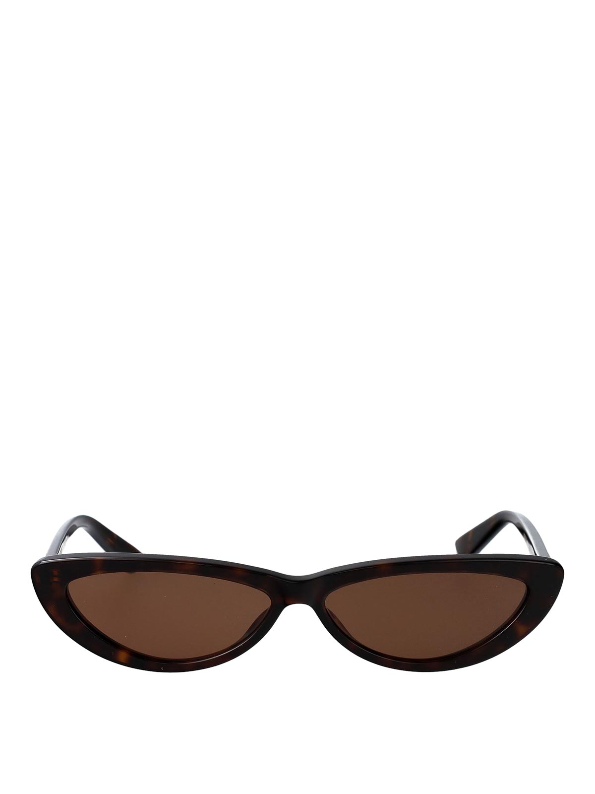Alexander Mcqueen Havana-havana-brown Recycled Acetate Sunglasses In Brown