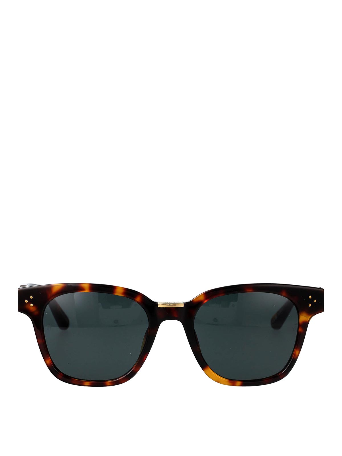 Linda Farrow Sanchez Sunglasses In Brown