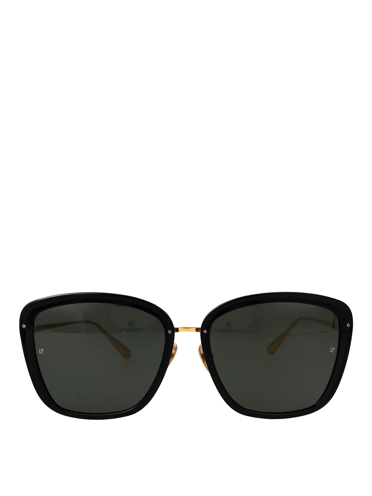 Linda Farrow Anais Sunglasses In Black