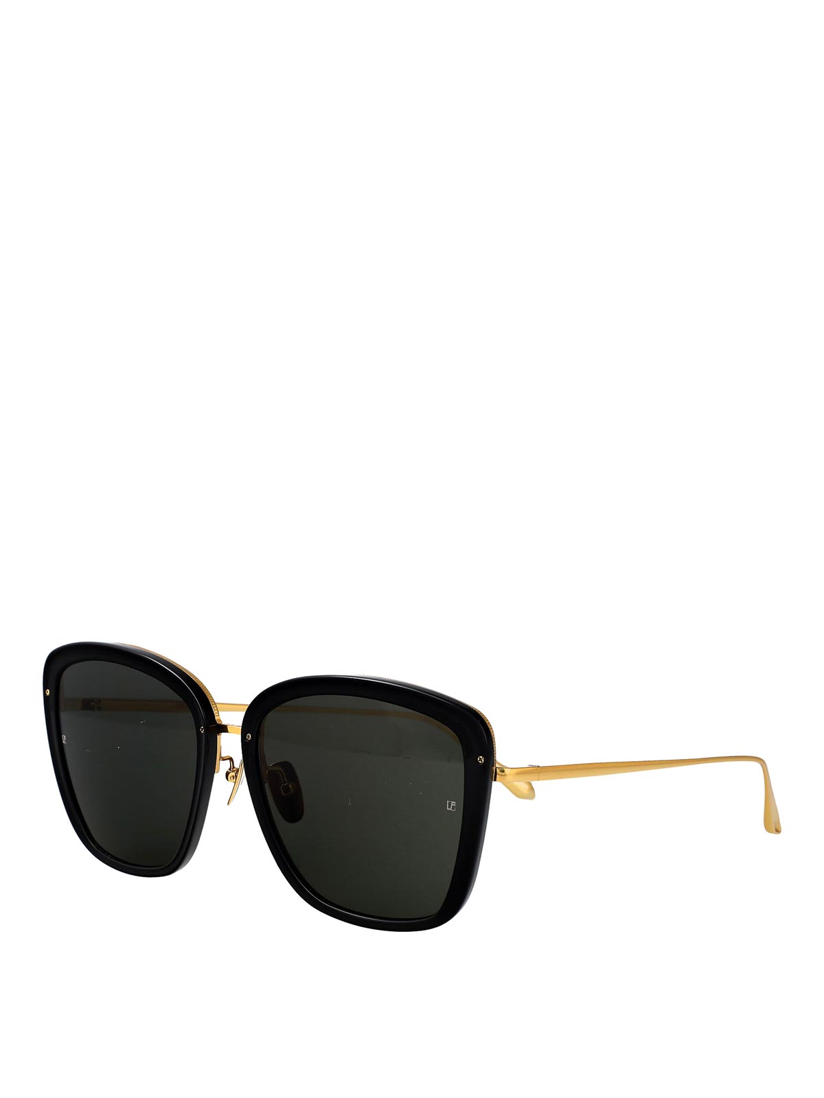 Linda Farrow Anais Sunglasses In Black