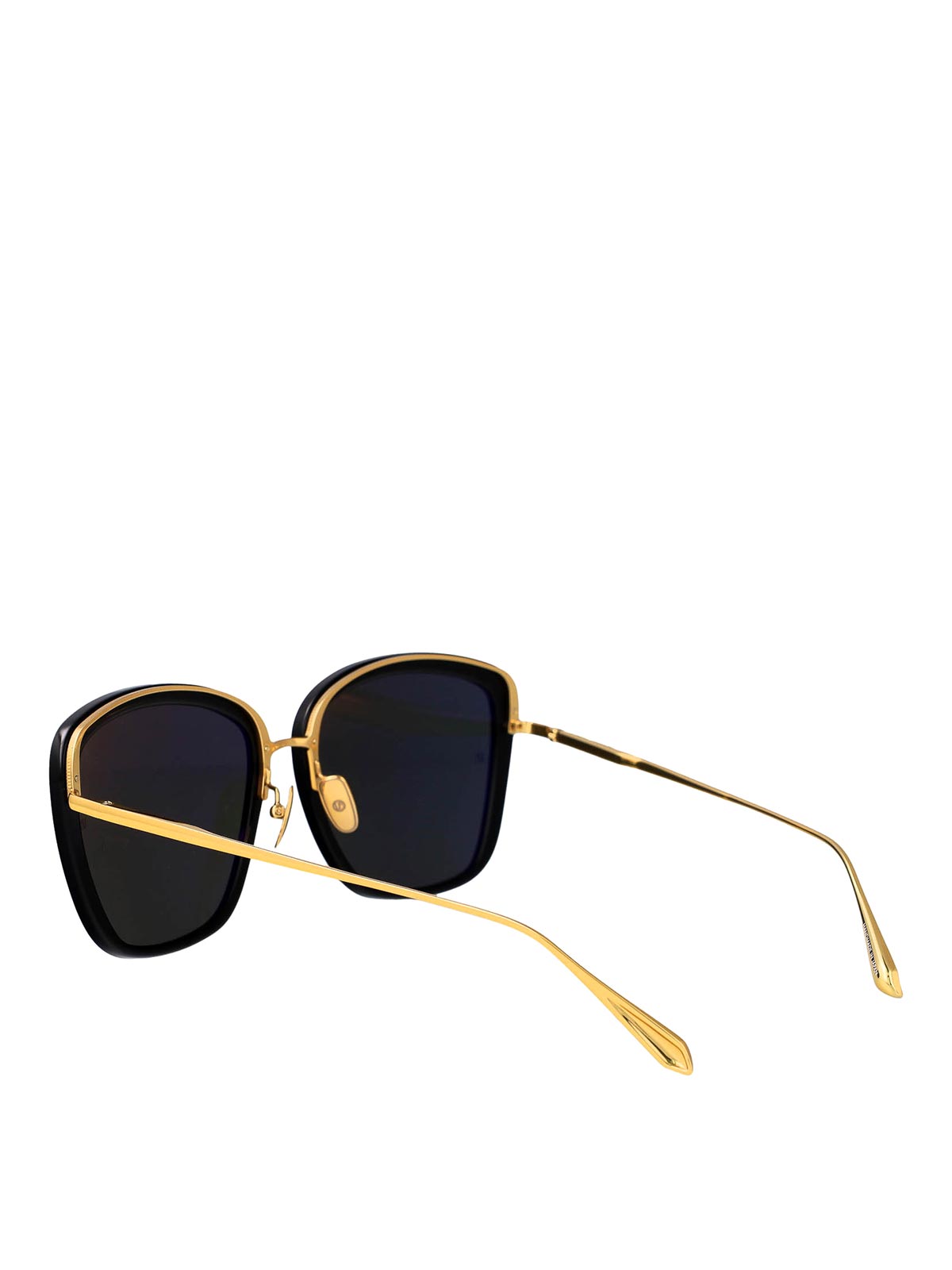 Linda Farrow Anais Sunglasses In Black