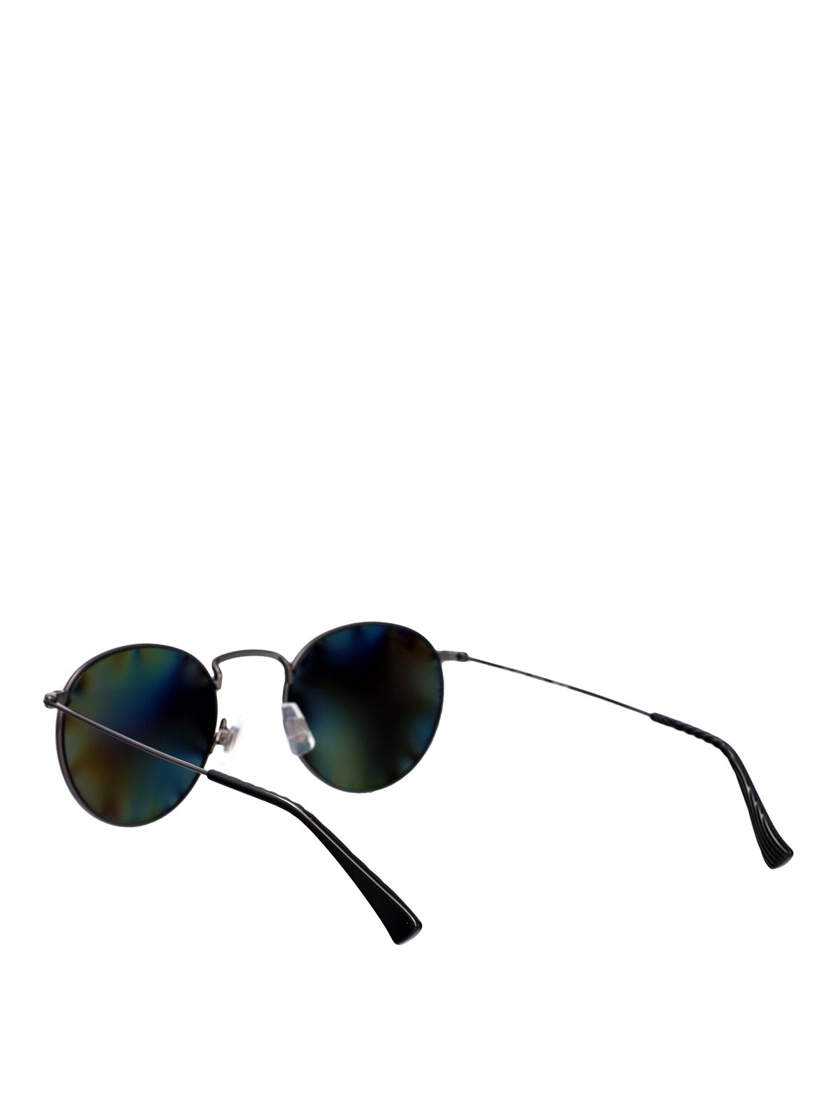 Maui Jim Grey Ruthenium Sunglasses In Black