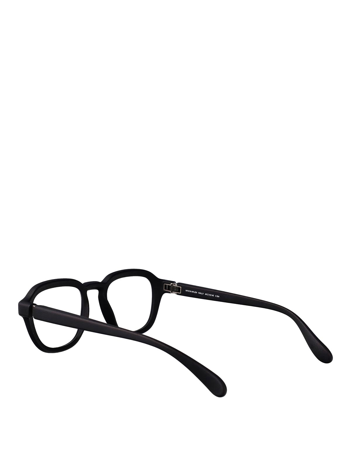 Mykita Md1-pitch Black Mylon Glasses In Black