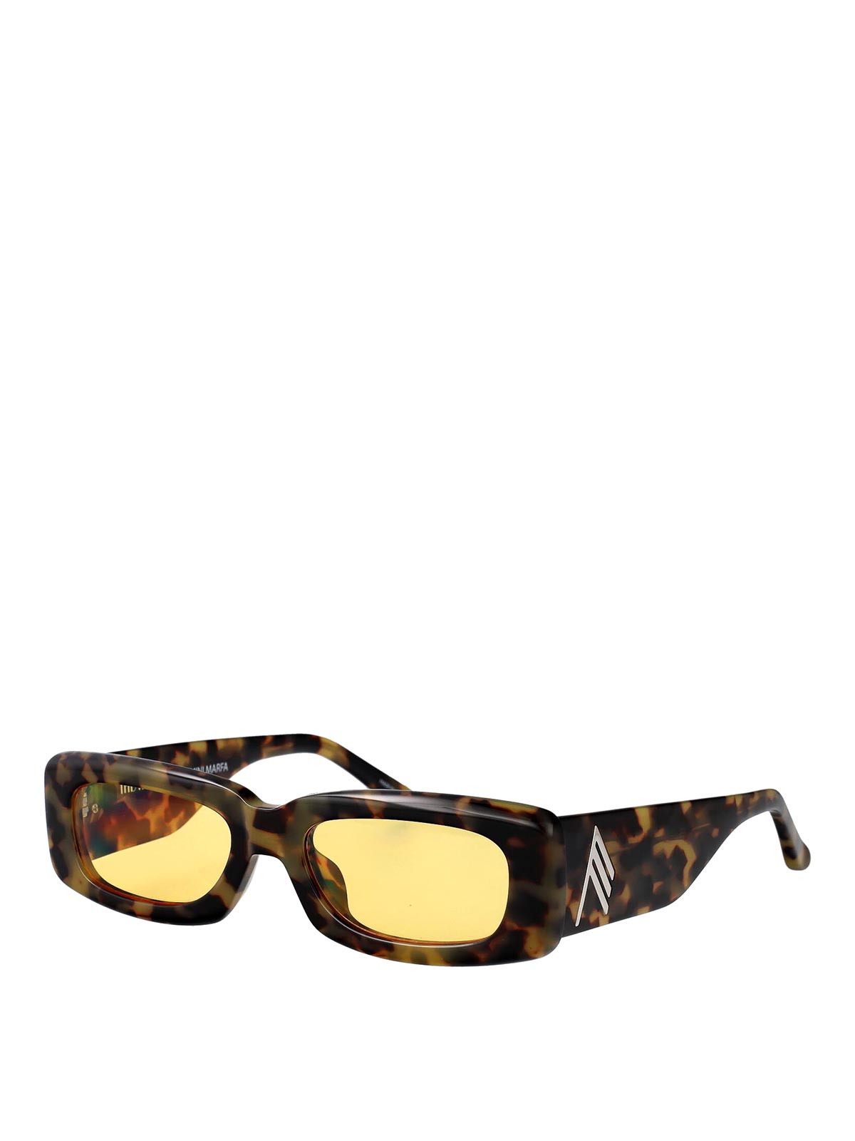Attico Mini Marfa Sunglasses In Brown