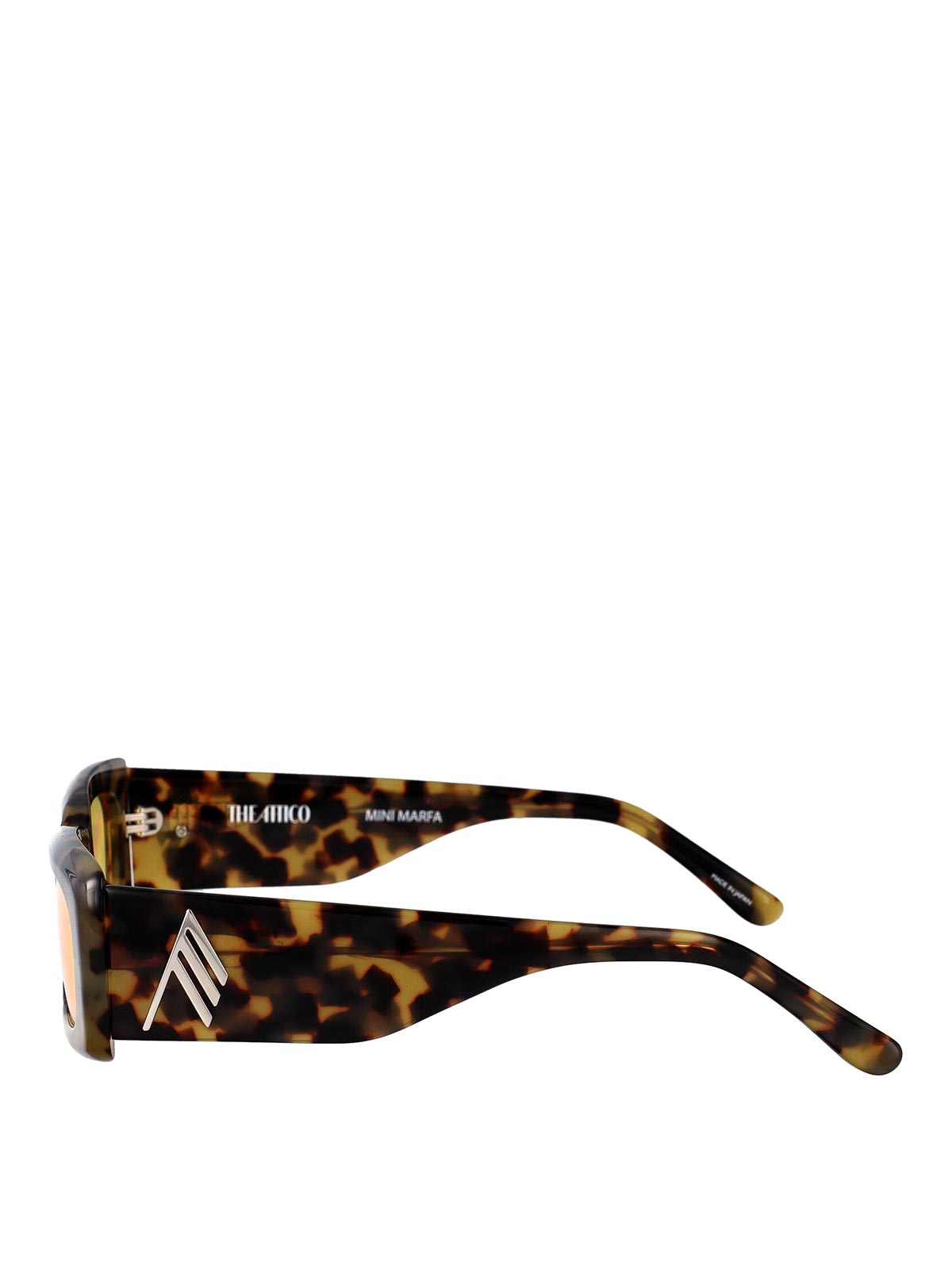 Attico Mini Marfa Sunglasses In Brown