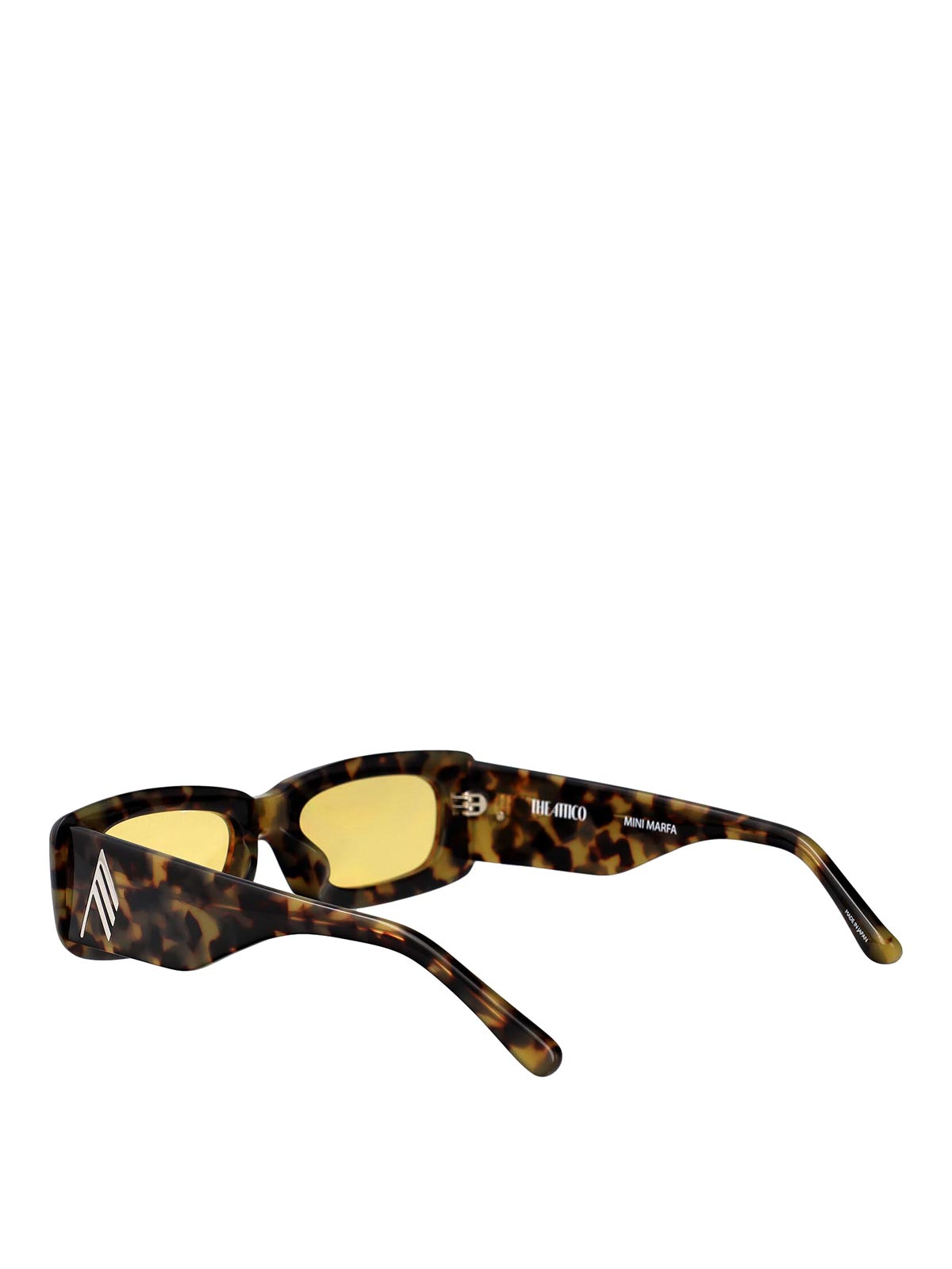 Attico Mini Marfa Sunglasses In Brown