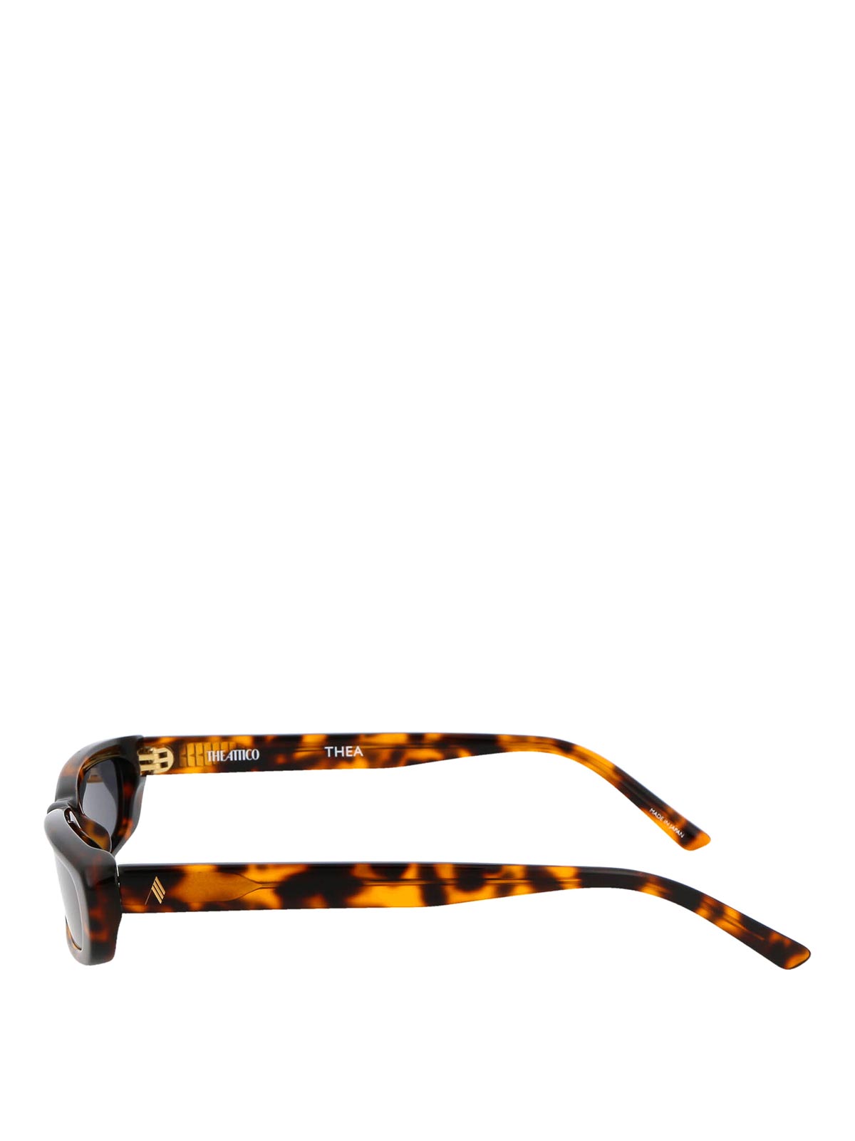 Attico Thea Sunglasses In Brown