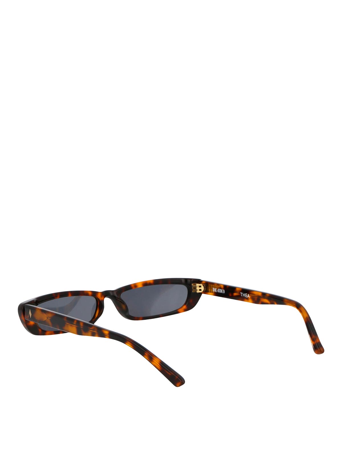 Attico Thea Sunglasses In Brown