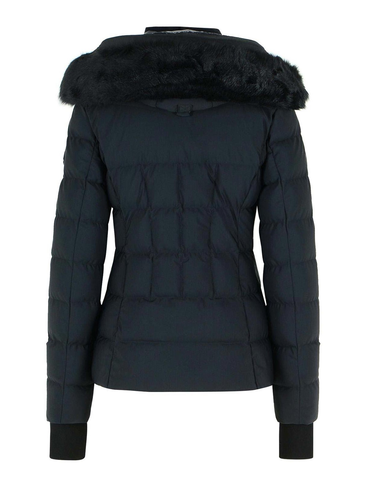 Moose Knuckles Betta Black Nylon Blend Jacket In Black