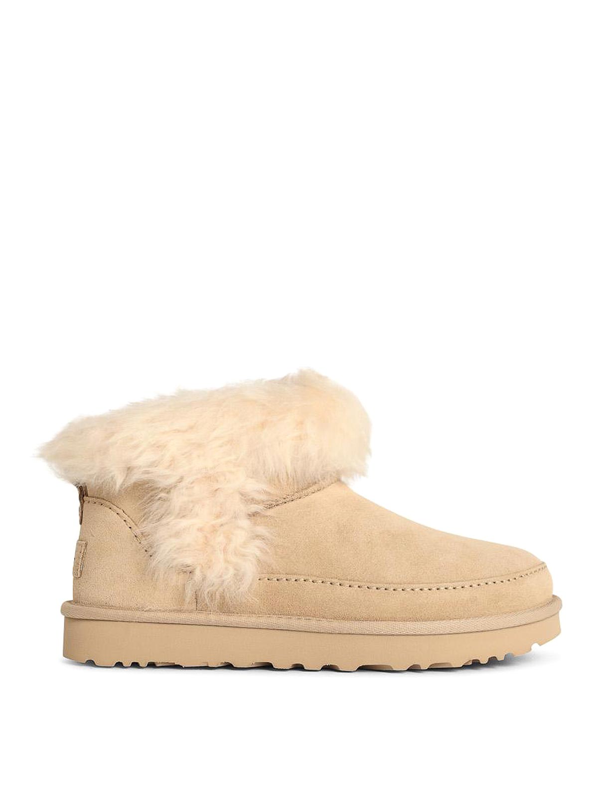 Ugg Women's Ultra Mini Ankle Boot With Fur In Multi