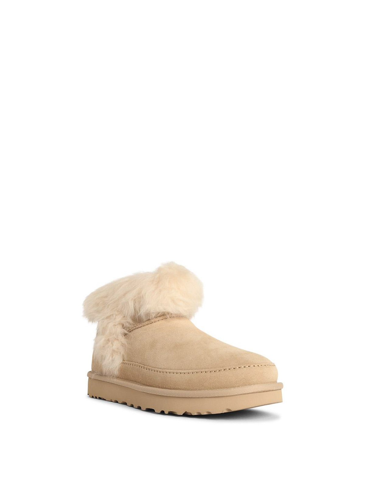 Ugg Women's Ultra Mini Ankle Boot With Fur In Multi