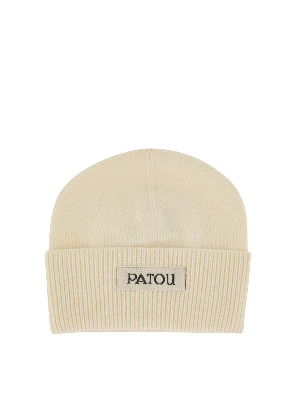 Patou Cap With Label And Logo In White