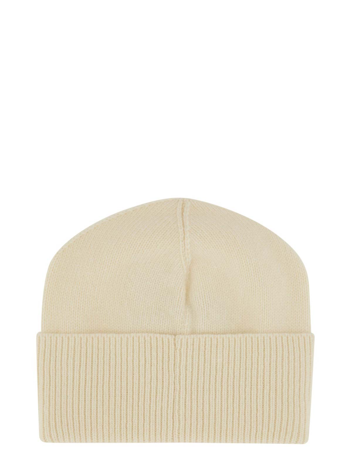 Patou Cap With Label And Logo In White