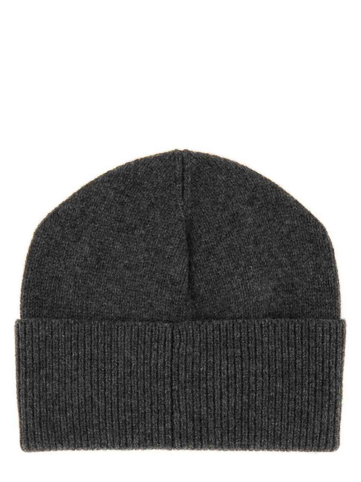 Patou Cap With Label And Logo In Gray