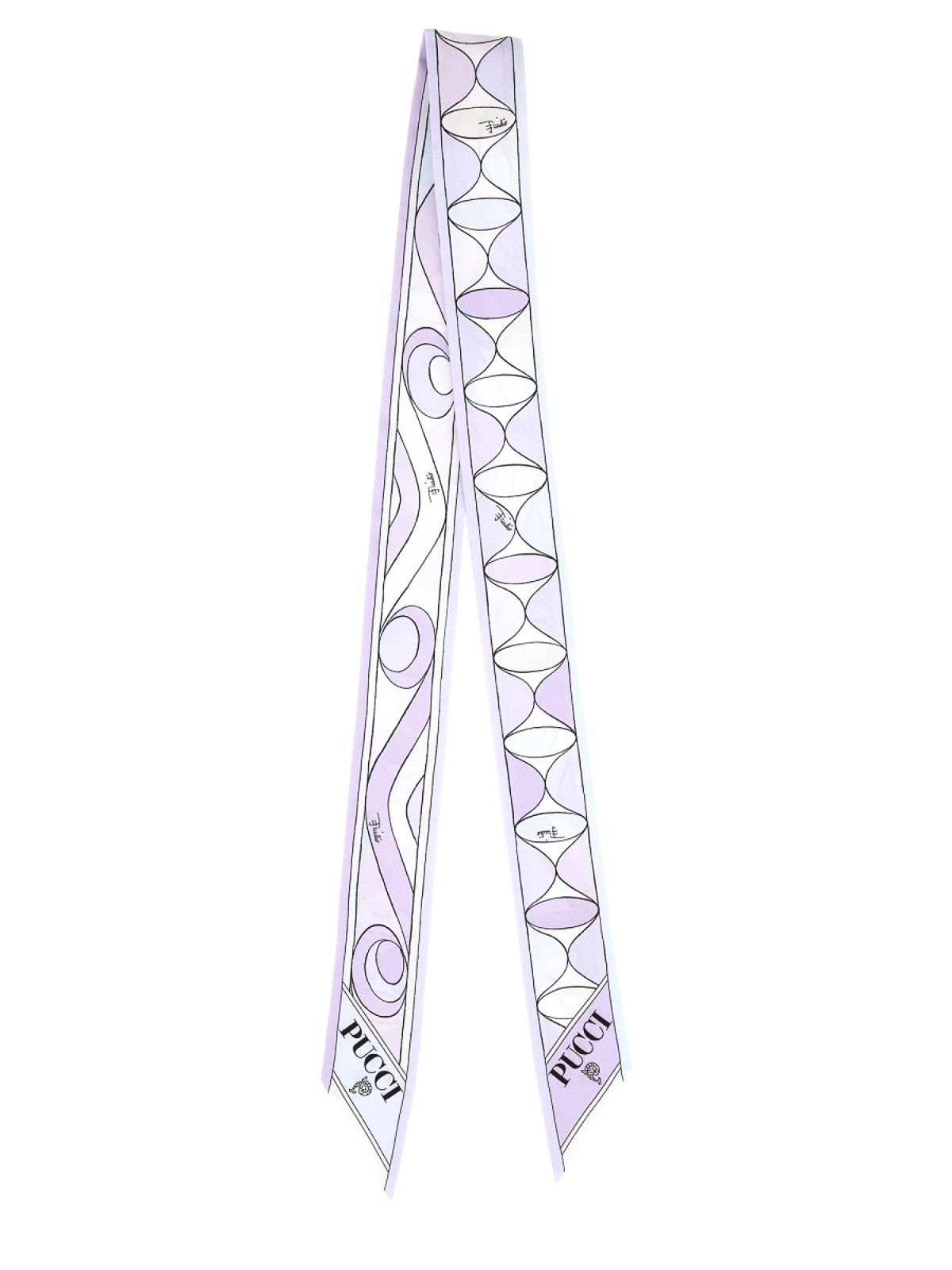 Pucci Scarf With Mix Of Prints In Multi