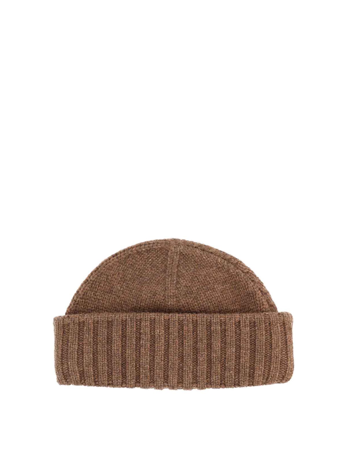 Studio Nicholson Wool Cap In Brown