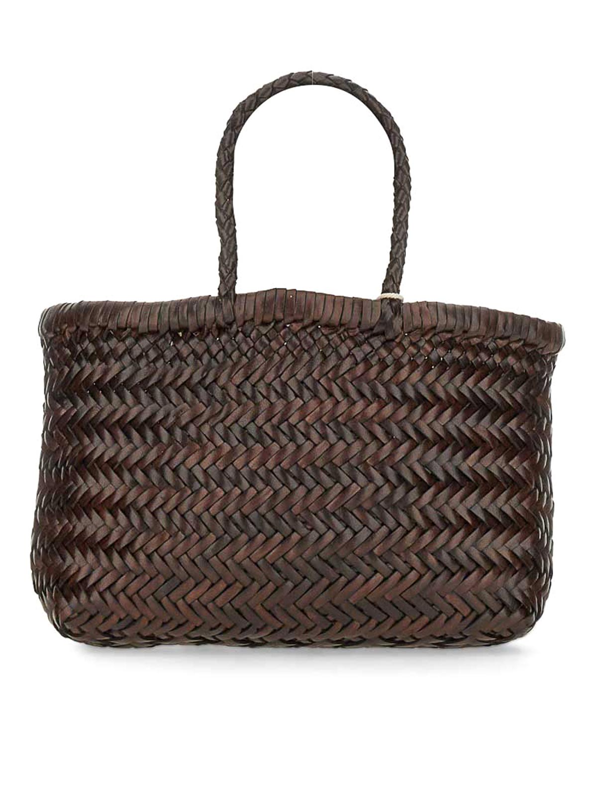 Dragon Diffusion Flat Gora Mini Bag In Brown