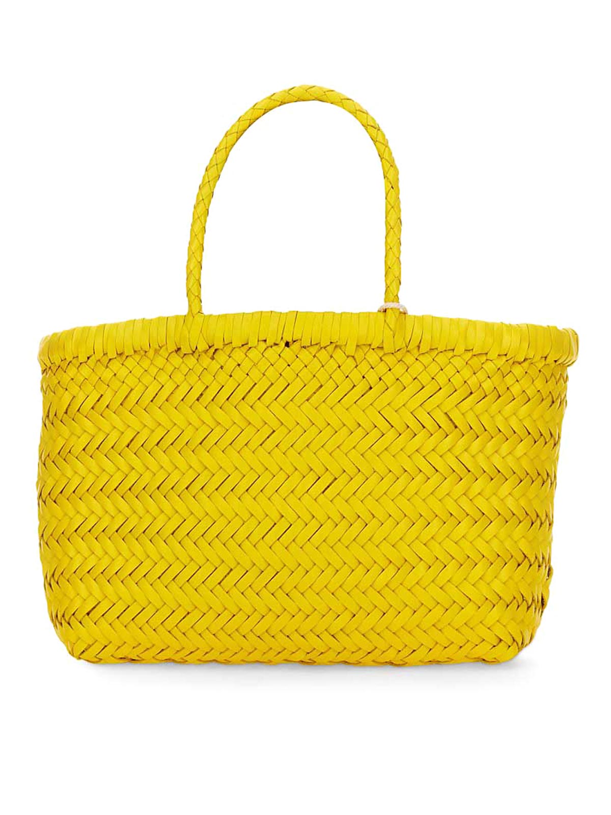 Dragon Diffusion Flat Gora Mini Bag In Yellow