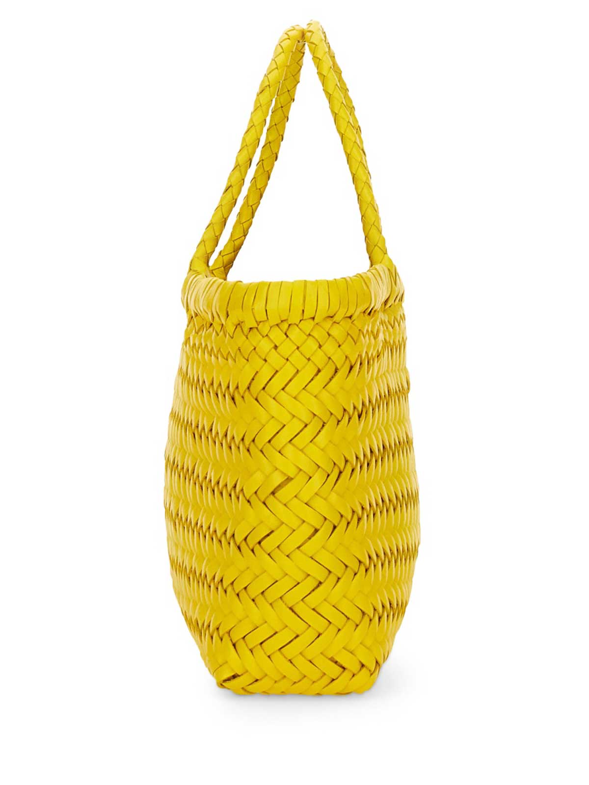 Dragon Diffusion Flat Gora Mini Bag In Yellow