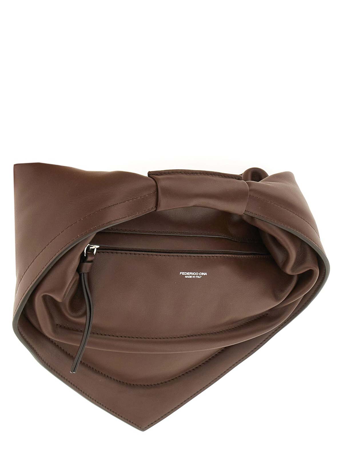 Federico Cina Midi Bag Cupcake In Brown