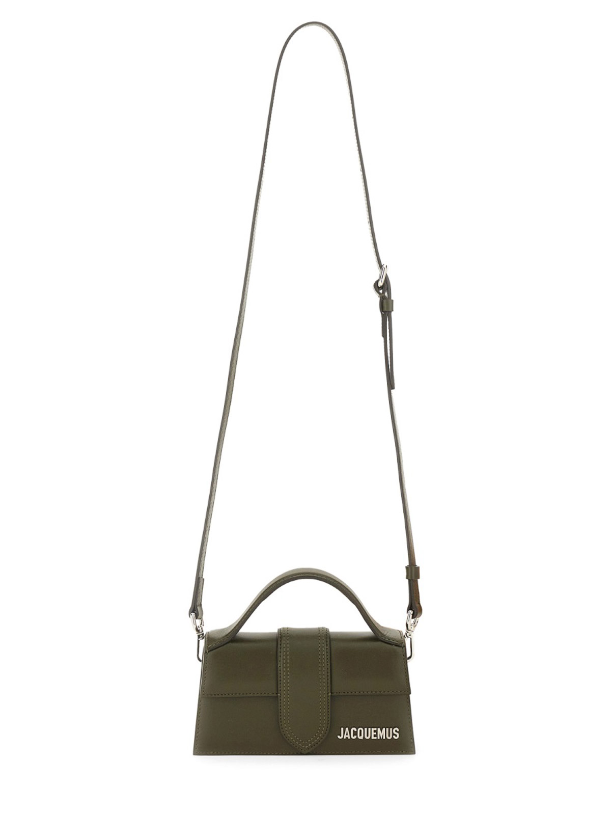 Jacquemus The Bambino Leather Tote In Green